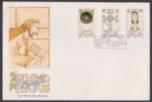 ISLE OF MAN - 1989 ARCHIBALD KNOX - 4V FDC