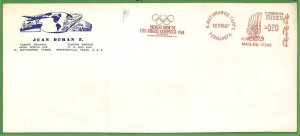 ZA1897 - MEXICO - POSTAL HISTORY - 1967  OLYMPIC Red Mechanical Postmark