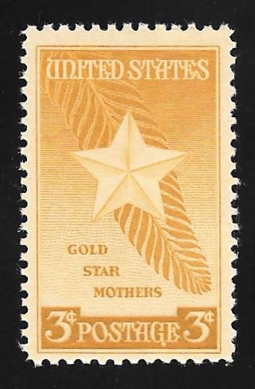 969 3 cents Gold Star Mothers Stamp mint OG NH F