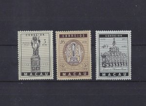 x MACAO 1952 MNH full set Francis Xavier Sc#365-7 SG#452-4 Mf#368-70 Macau