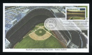 US 3513 Legendary Fields, Yankee Stadium, Yankees UA Mystic cachet FDC