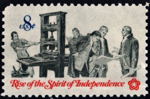 SC#1476 8¢ American Bicentennial Issue: Printer and Patriots (1973) MNH