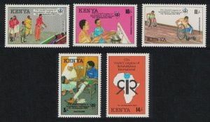 Kenya Congress of Rehabilitation Intl 5v 1993 MNH SG#611-615