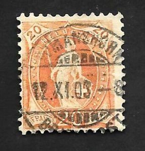 SWITZERLAND  119  20c  USED  SHERWOOD STAMP