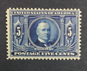 US #326 MINT OG NH $200 LOT #5595