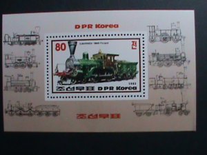 ​KOREA STAMP:1983- SC#2311 WORLD FAMOUS TRAIN-MNH RARE S/S SHEET.-VERY FINE