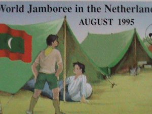 ​MALDIVES-1995-SC#2081-18TH ANNIV:-WORLD SCOUT JAMBOREE-NETHERLANDS MNH SET