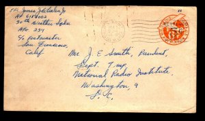 1944 July 19 - APO 234 Guam Cover - Front Torn - L34477