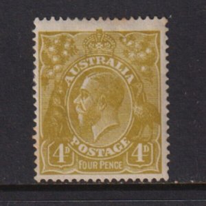 Australia - #34 mint, cat. $ 32.50