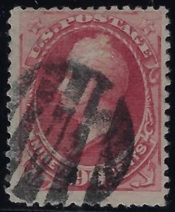 Scott #191 - Fine-used - Black Grid Cancel - 2008 APS Certificate - SCV $375