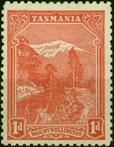 Tasmania 1902 1d Pale Red SG240a P.11 Fine MM