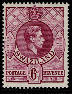 SWAZILAND GVI SG34a, 6d deep magenta, M MINT. 