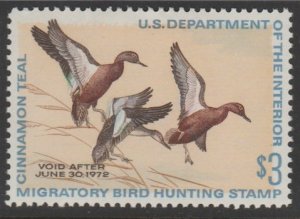 U.S. Scott Scott #RW38 Duck Stamp - Mint NH Single