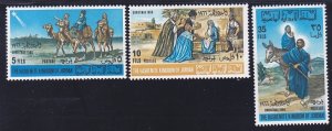 Jordan 533-533B (Mi629-31) MNH 1966 Christmas Set of 3