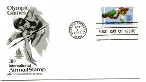 C97 31c High Jumper, Olympics 1980, ArtCraft, FDC