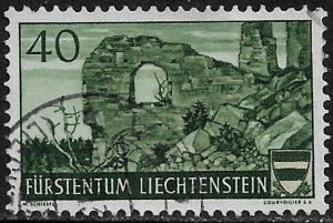 Liechtenstein #144 Used Stamp - Ruin at Schellenberg