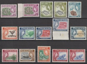 PITCAIRN ISLANDS 1957/63 SG 18/28 + 18a/19a /28a MNH Cat £121.25