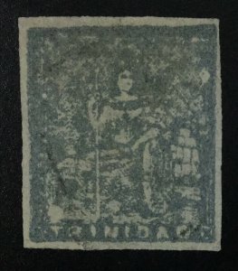 MOMEN: TRINIDAD SG #19 1860 USED **CERT** £400 LOT #61948