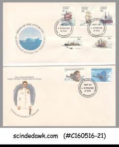 AUSTRALIAN ANTARCTIC TERRITORY - SELECTED FIRST DAY COVERS - 5nos
