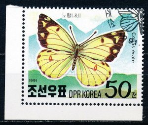 North Korea #2981 Single Butterfly CTO