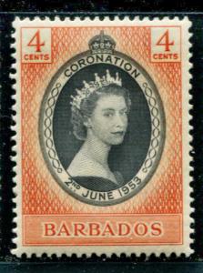 BARBADOS 234 MNH 1953 Coronation