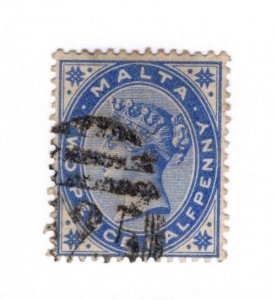 Malta #11 Used Stamp - CAT VALUE $1.25