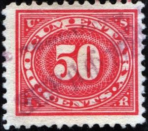 R238 50¢ Documentary Stamp (1917) Used