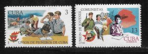 Cuba 1389-1390 Pioneers set MNH