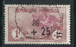 France B18 YT 168 Used F/VF 1922 SCV $37.50