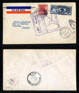 # C10 - CAM # 27 First Flight cover, Battle Creek, MI to Chicago, IL - 7-17-1928