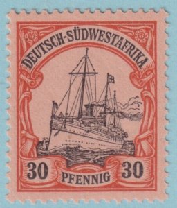 GERMAN SOUTH WEST AFRICA 18 YACHT MINT NEVER HINGED OG ** NO FAULTS! BDS