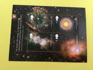 British The Big Bang Theory minor hinged stamps sheet 58335