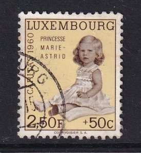 Luxembourg   #B219  used 1960  Caritas princess 2.50fr