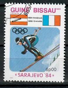 Guinea-Bissau 533 Olympic Downhill used single