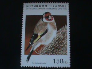 ​GUINEA-1995-COLORFUL LOVELY BEAUTIFUL BIRDS- MNH VF HARD TO FIND LAST ONE