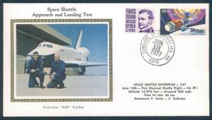 Space Shuttle Enterprise - Colorano Silk Cachet  MG