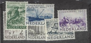 Netherland SC B208-B213 Mint F-VF SCV$23.75....Beautiful!