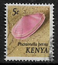 Kenya #36 Used Stamp - Seashell (b)