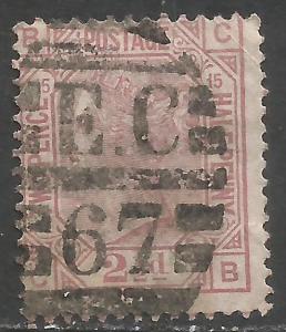 GREAT BRITAIN 67 VFU PLATE 15 K874