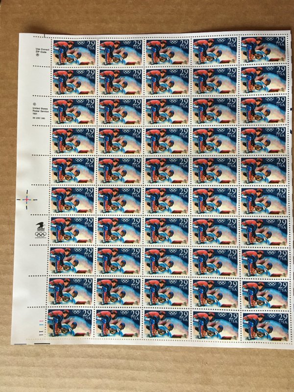 US 2619 Full Sheet Olympic BAseball