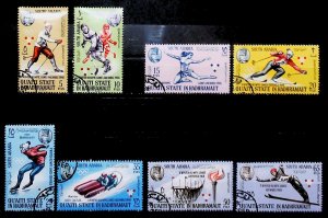 Qu'aiti State Olympic Winter Games Grenoble Used Full Set A22P7F8056-