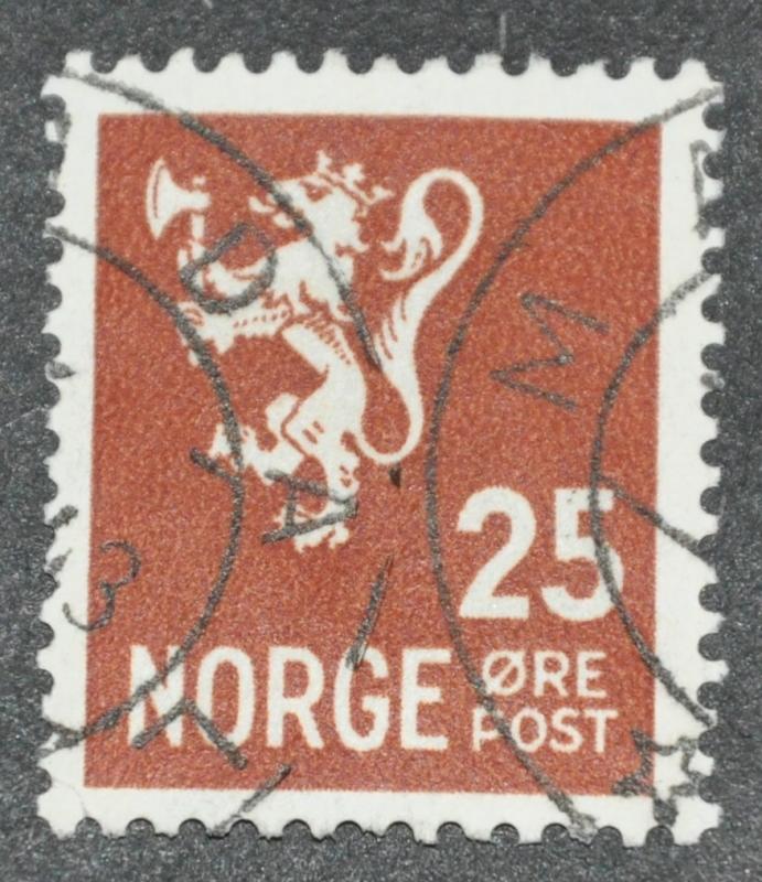 DYNAMITE Stamps: Norway Scott #197 - USED