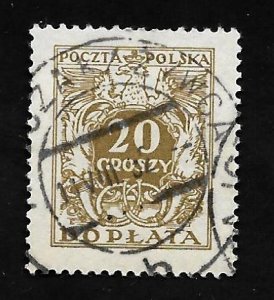 Poland 1924 - U - Scott #J74