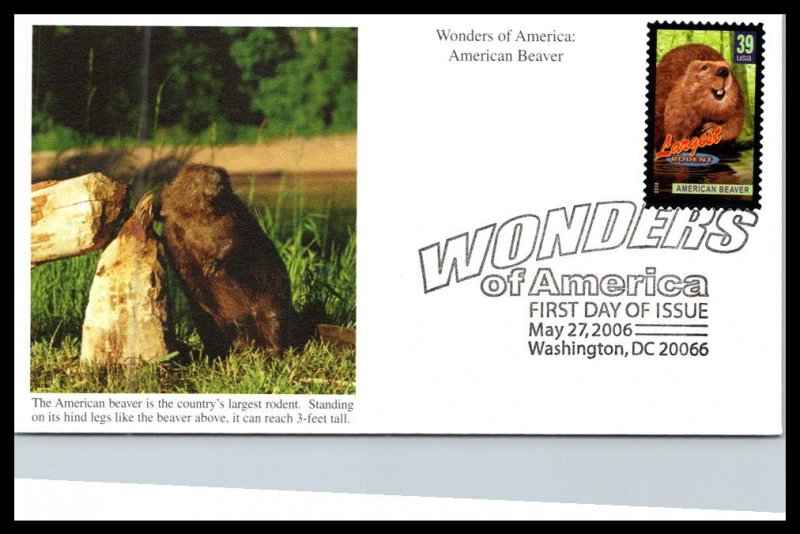 #4062 Wonders of America Beaver  - Mystic Cachet ev20