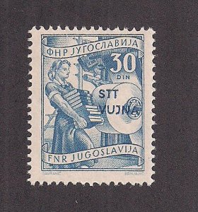 YUGOSLAVIA- TRIESTE  SC# 74  FVF/MOG  1953