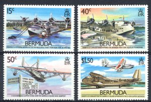 Bermuda Sc# 524-527 MNH 1987 Airplanes