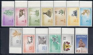 Lesotho #91-96,98-104 (MNH) CV $14.20
