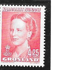Greenland#225   4.25k  Queen Margrethe   (MNH) CV $2.40