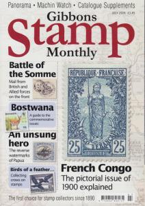 Gibbons Stamp Monthly - British Stamp Magazines, complete year 2016 - 12 issues