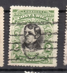 Costa Rica 1907 Early Issue Fine Used 2c. NW-231962